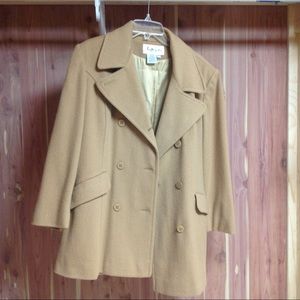 Talbots 100% wool coat